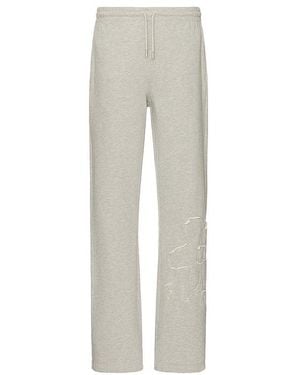 flâneur Blossom Patches Joggers - White