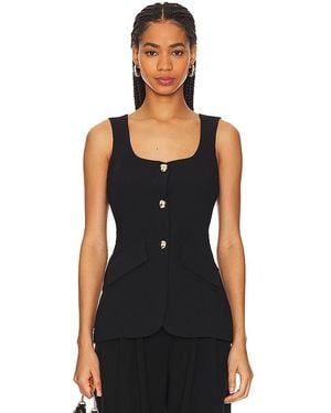 Amanda Uprichard Kya Top - Black