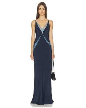 SIR. Elsie Lace Gown - Blue