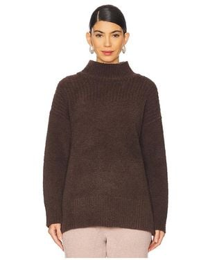 Barefoot Dreams Cozychic High Low Pullover - Brown