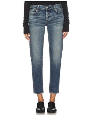 Moussy Brickell Tapered Jeans - Blue