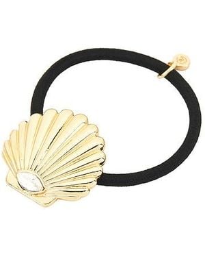 Ettika Scallop Crystal Hairtie - Blue