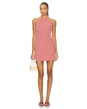 Hunza G Halter Neck Mini Dress - レッド