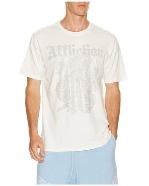Affliction Grease Mob Short Sleeve Tee - White