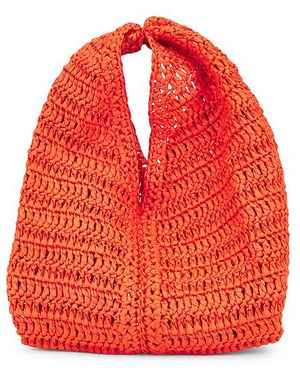 A.L.C. Simone Raffia Bag - Orange