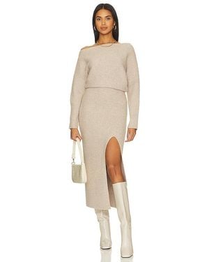 Line & Dot Alta Sweater Dress - Natural