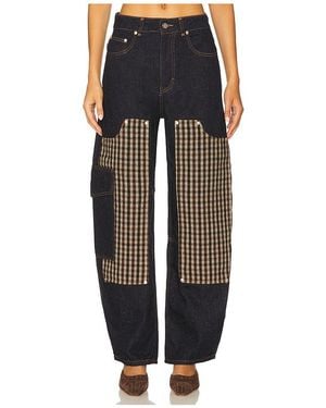 Ganni Neppy Denim Carpenter Jeans - Black