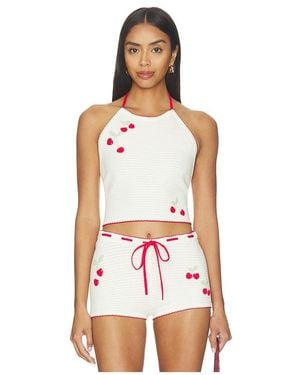 LoveShackFancy Avanyah Top - White