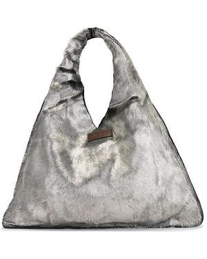 8 Other Reasons Bolso Hobo Holgado Luxe En Color Plateado Metálico Talla En - Blanco