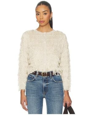 The Great The Fringe Cardigan - Blue