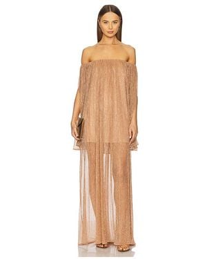 Caroline Constas Abendkleid Corinthia - Natur