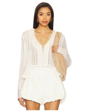 Free People Elodie ブラウス - ホワイト