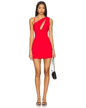 h:ours Safia Mini Dress - Red