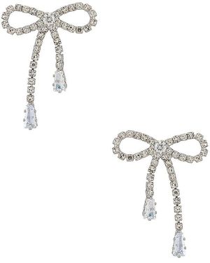 Shashi Petite Bow イヤリング - メタリック
