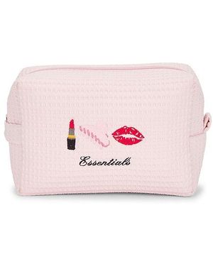 Abode Bolsa Waffle Pouch En Color Rosado Talla