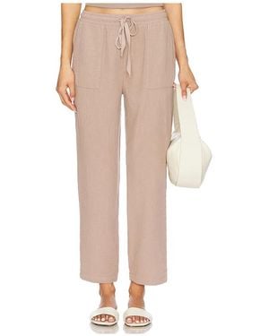 Bobi Pantalón Beach En Color Taupe Talla En - Neutro