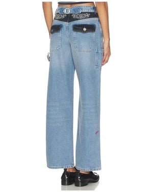 Damson Madder Drew Straight Leg - Blue