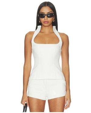 MAJORELLE Lori Top - White