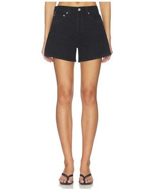 Agolde Long Parker Shorts - Blue