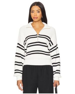 LSPACE Ultra Stripe Sweater - White