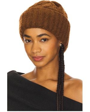 Free People Beanie Coast Line - Braun