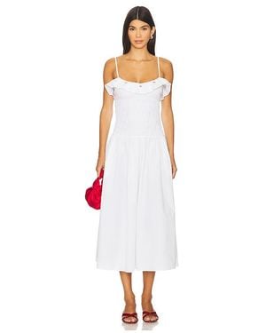LPA Evelyn Midi Dress - White