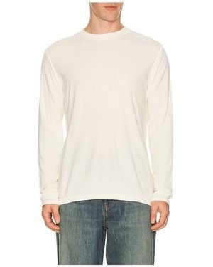 NN07 Clive Waffle Knit Tee 3323 - White