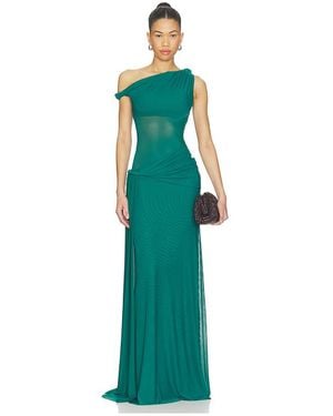 Misha The Sisal Mesh Dress - Green