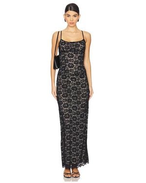 Lovers + Friends Leila Sheer Gown - Black