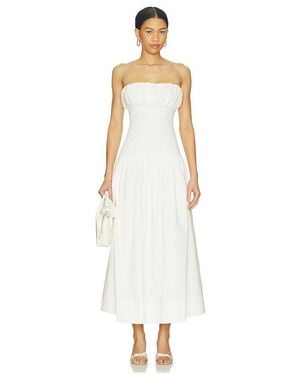 MAJORELLE Tate Midi Dress - White