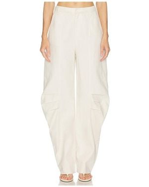 ROTATE BIRGER CHRISTENSEN Linen Suiting Trousers - White