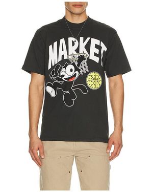 Market X Felix The Cat Dunking Tee - Black