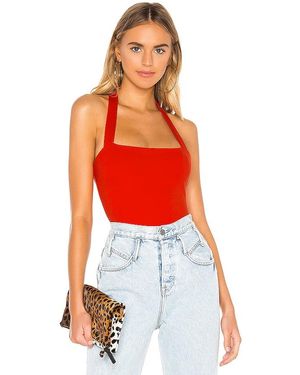 superdown Reece Halter Bodysuit - Red