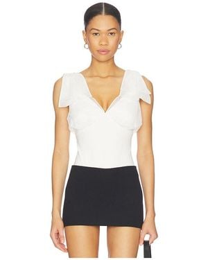 Astr Maelie Bodysuit - White