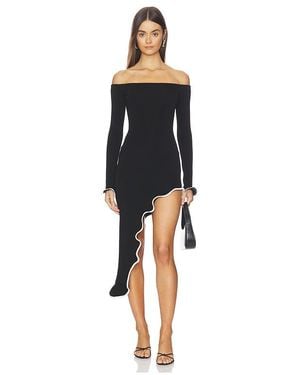 Lovers + Friends Aria Off The Shoulder Midi Dress - Black