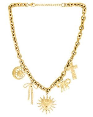 petit moments Statement-Halskette Roxie - Mettallic