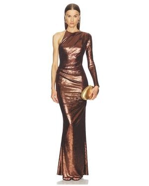 terani gold dress Terani Couture 252GL5226 Long Beaded Formal Ruffle Evening Dress