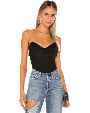 Nbd Hailee Bustier Top - Black