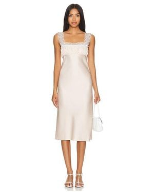 MAJORELLE Lorna Midi Dress - White