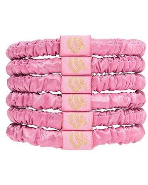 SILKE London Blossom Hair Ties - Pink