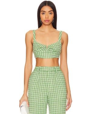 SAU LEE Avery Top - Green