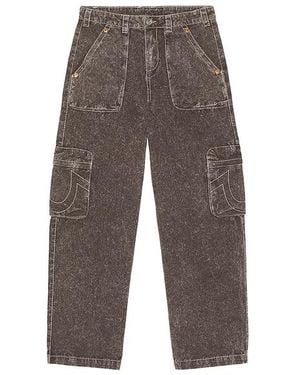 TRUE RELIGION Big T Fashion Cargo Pant - White