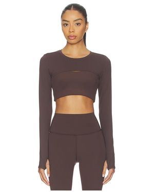 Splits59 Amelia Airweight Lite Shrug - Brown