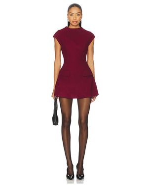 Line & Dot Noelia Mini Dress - Red