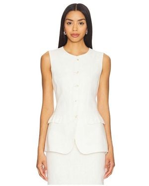 Posse Matilda Gilet - White