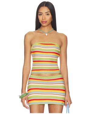 Solid & Striped Oberteil Celeste - Orange