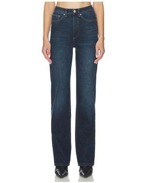 DL1961 Karmine High Rise Refined Wide Leg Jeans - Blue