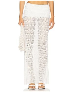 Lovers + Friends Nadina Maxi Skirt - White