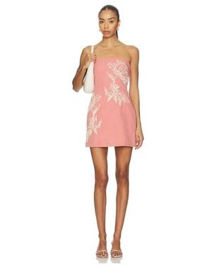 Hemant & Nandita Strapless Mini Dress - Multicolour