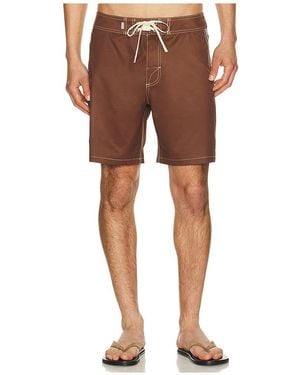 Rhythm Panel Stripe Trunk - Brown